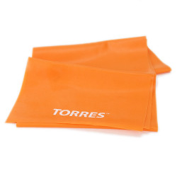 Эспандер "TORRES латексная лента" арт. AL0021,длина 120 см, шир.15 см, сопротивление 4 кг.,оранж