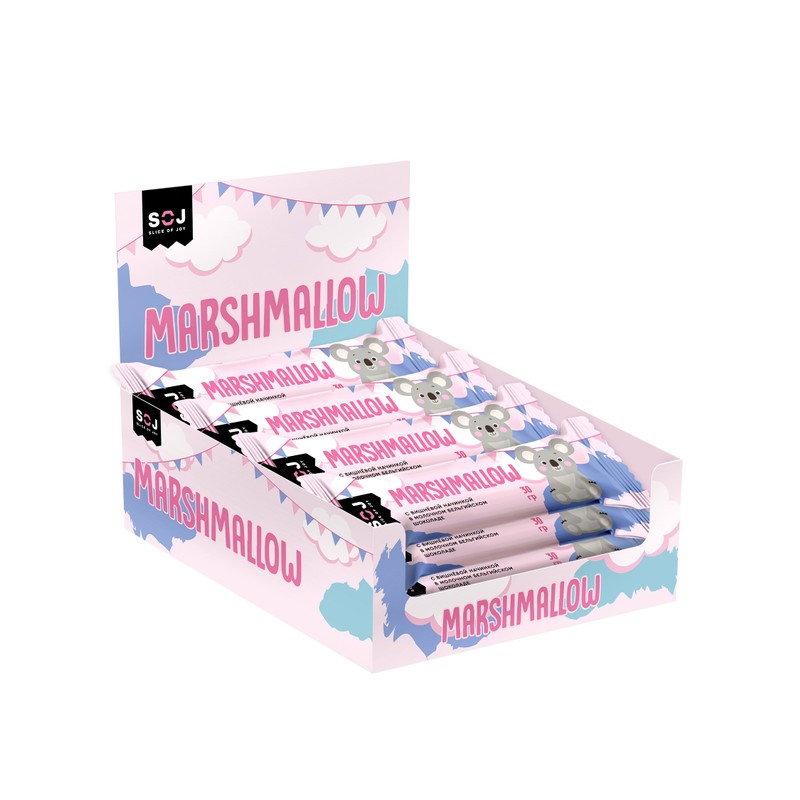Батончик SOJ Marshmallow 30 гр.