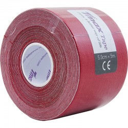 Тейп кинезиологический Tmax Extra Sticky Red (5 см x 5 м)