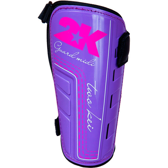 Щитки футбольные Guard Midi Pro violet/black 2K