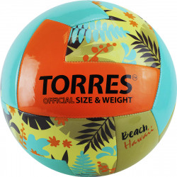 Мяч пляжный волейбол "TORRES Hawaii"