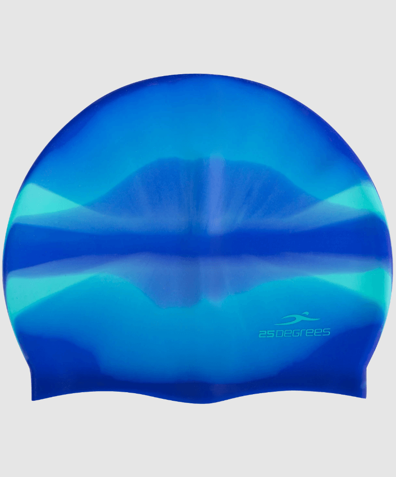 Шапочка для плавания 25DEGREES Helion Navy/green 25D21013A, силикон