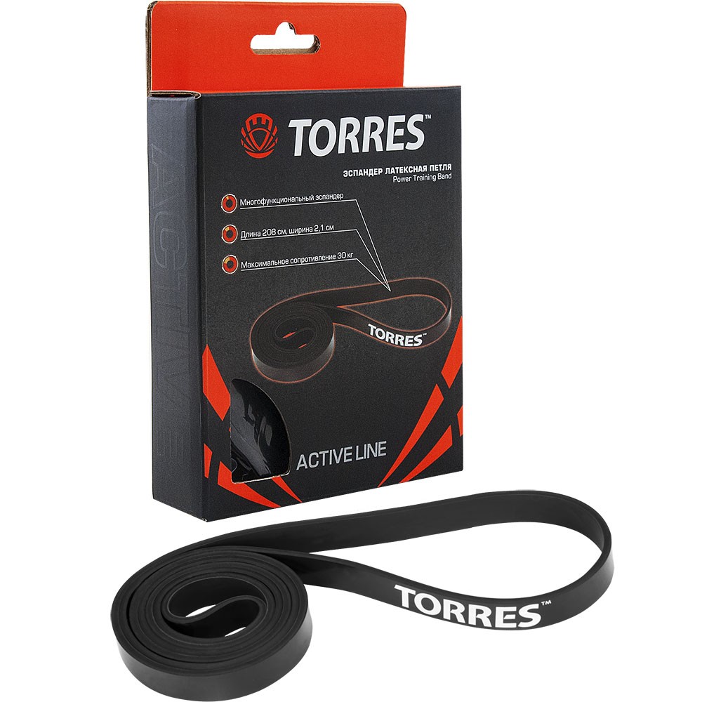 Эспандер латексная петля TORRES 30 кг