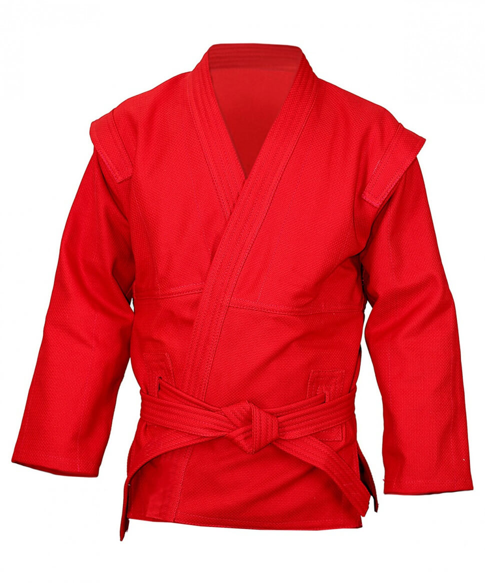 Куртка для Самбо 550г/м2,красный,р.52
