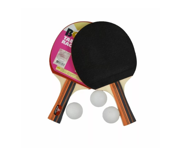 Набор для настольного тенниса BOLY Sports (2 ракетки, 3 шарика), в чехле, 6005B