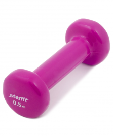 Гантель виниловая DB-101 0,5 кг  STARFIT
