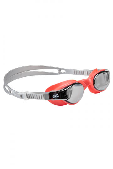 Очки для плавания Mad Wave Ray mirror, Coral