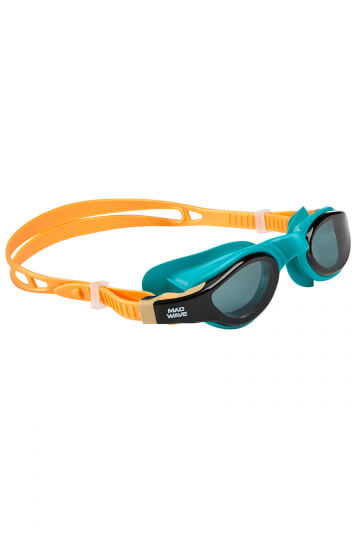 Очки для плавания Mad Wave Ray, One size, Бирюзовый
