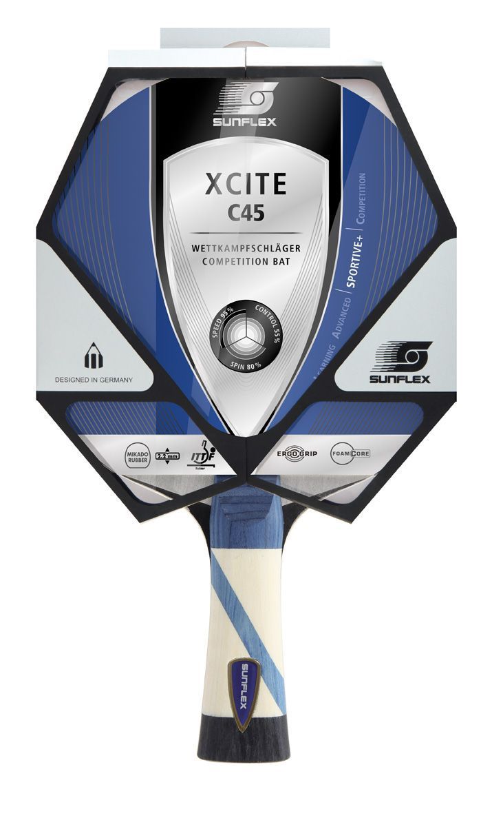 Ракетка для настольного тенниса Sunflex XCite C45